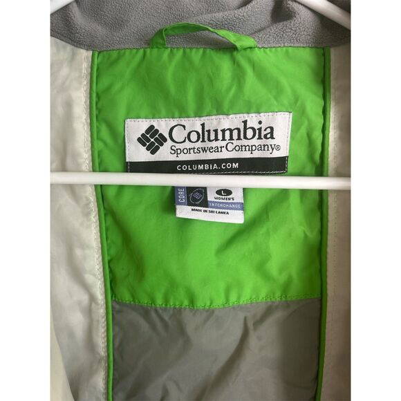 Columbia Jacket Women L Green zio Quilted Hiking - Picture 5 of 6